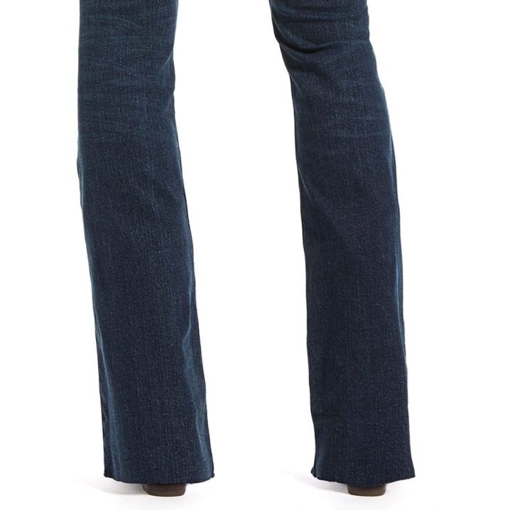 Ariat Premium High Rise Flare Jean Blau | gZlFjbC2