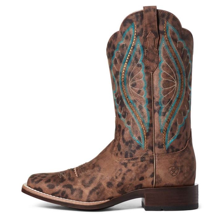 Ariat PrimeTime Western Boot Leopard | fu18l65E