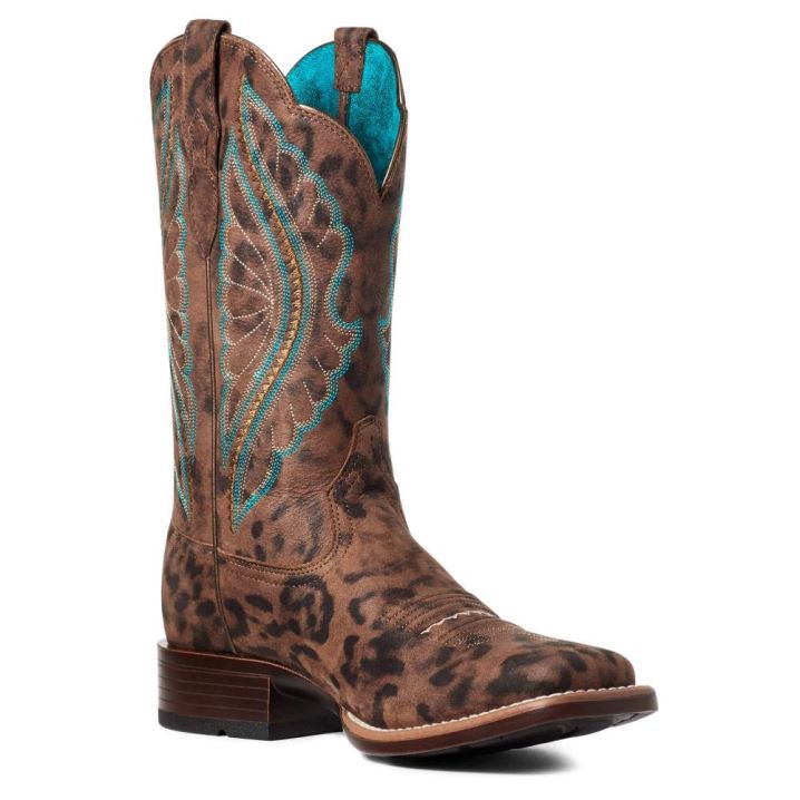 Ariat PrimeTime Western Boot Leopard | fu18l65E