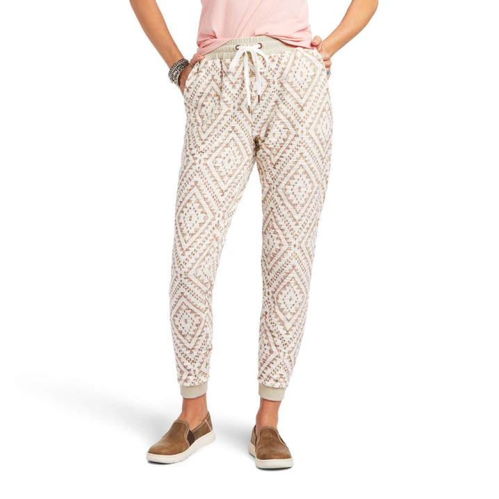 Ariat Primitive Jogger Sweatpants Southwest Print | qWUXoWoo