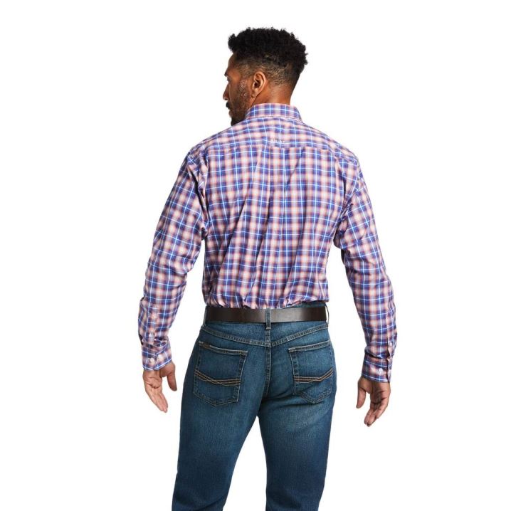 Ariat Pro Series Aaron Klassische Fit Shirt Braun | MTxCBSrs