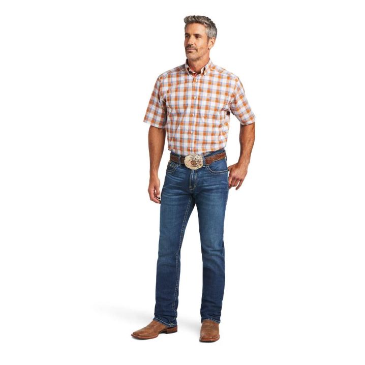 Ariat Pro Series Bodhi Klassische Fit Shirt Weiß | p3n9eodo