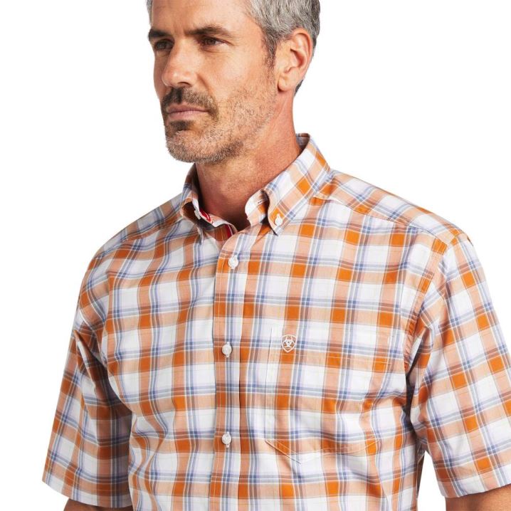 Ariat Pro Series Bodhi Klassische Fit Shirt Weiß | p3n9eodo