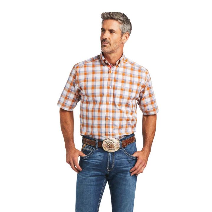 Ariat Pro Series Bodhi Klassische Fit Shirt Weiß | p3n9eodo