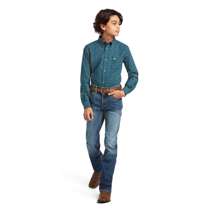 Ariat Pro Series Declan Stretch Klassische Fit Shirt Tiefes | XTeLz8cW