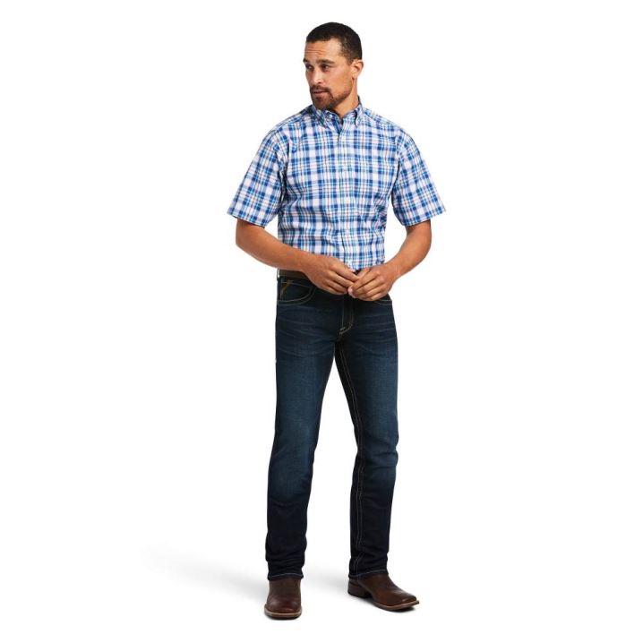 Ariat Pro Series Gregorio Fitted Shirt Weiß | PG1sVAk7