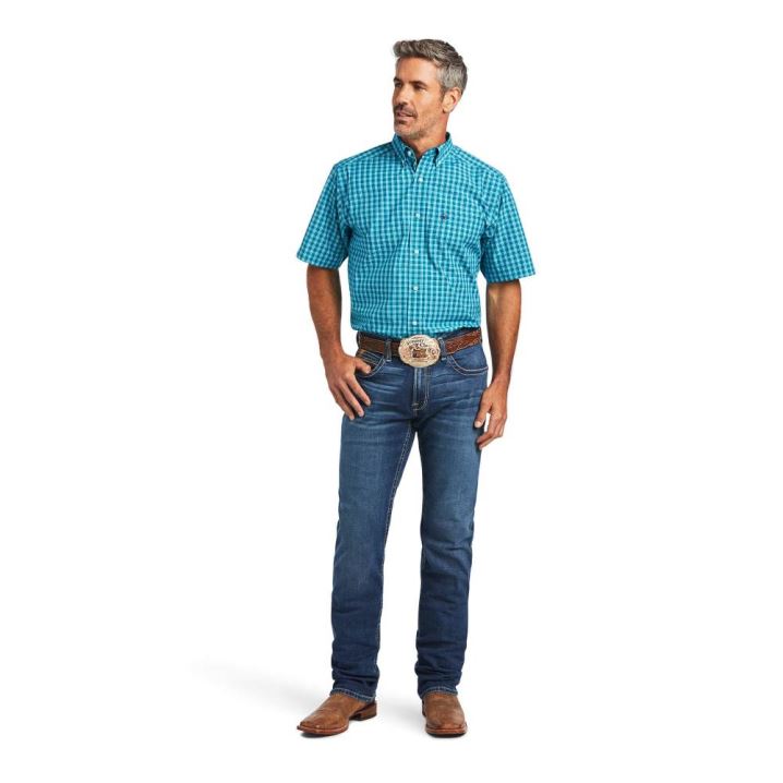 Ariat Pro Series Ignatius Klassische Fit Shirt Merman | C35osMRm