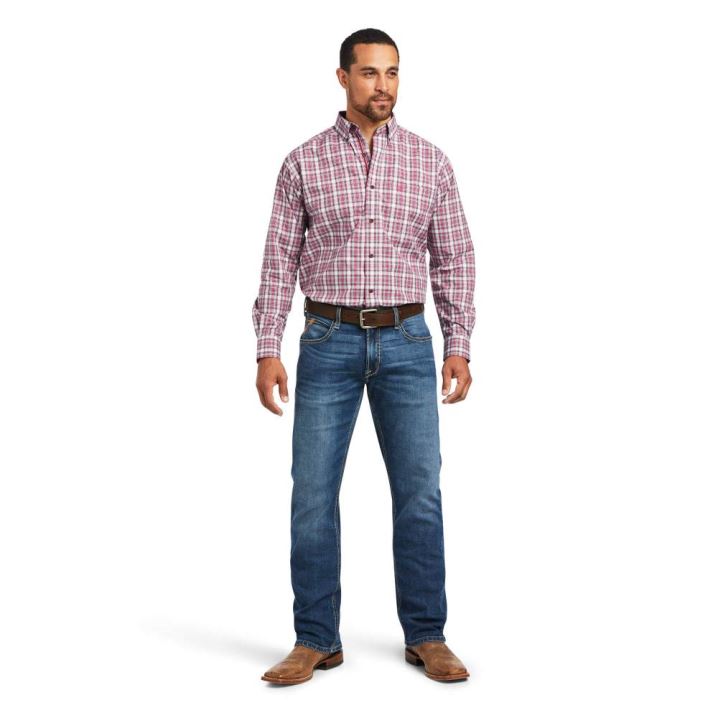 Ariat Pro Series Judson Klassische Fit Shirt Rosa | i9NngxOk