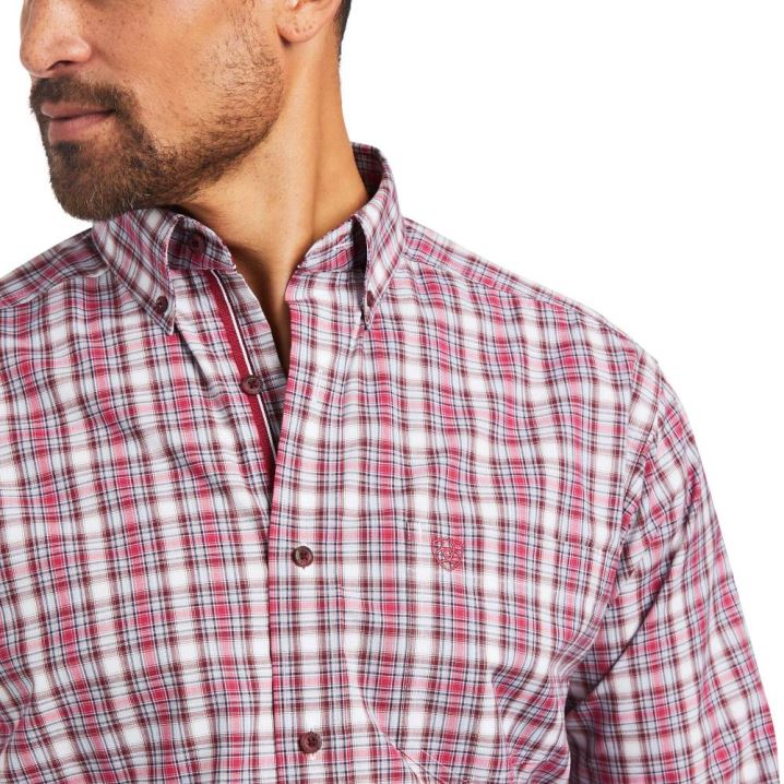 Ariat Pro Series Judson Klassische Fit Shirt Rosa | i9NngxOk