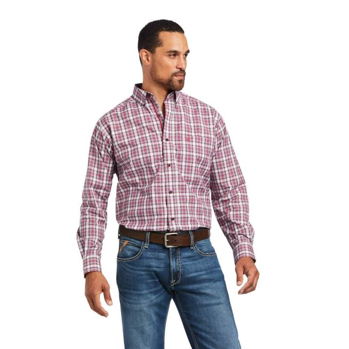 Ariat Pro Series Judson Klassische Fit Shirt Rosa | i9NngxOk