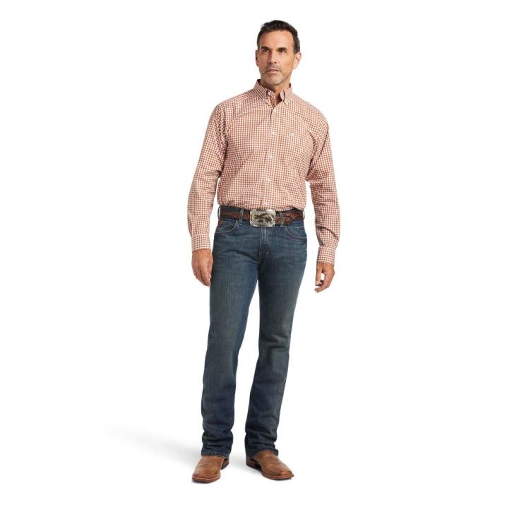 Ariat Pro Series Kash Klassische Fit Shirt Caramel Cafe | U3ES2R8o