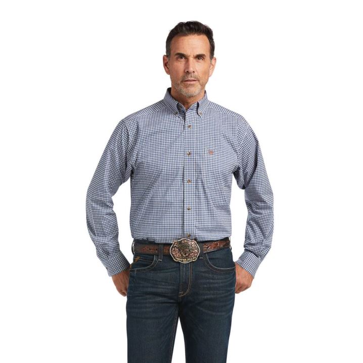 Ariat Pro Series Kayson Stretch Klassische Fit Shirt Skyfall | 7b8WXwlE