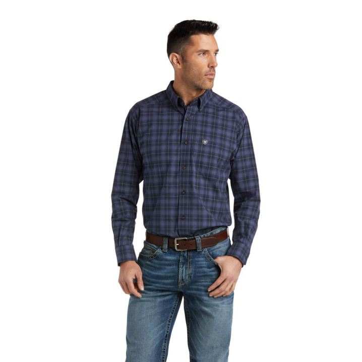 Ariat Pro Series Shep Stretch Klassische Fit Shirt Naval Base | vQ2PBfUF