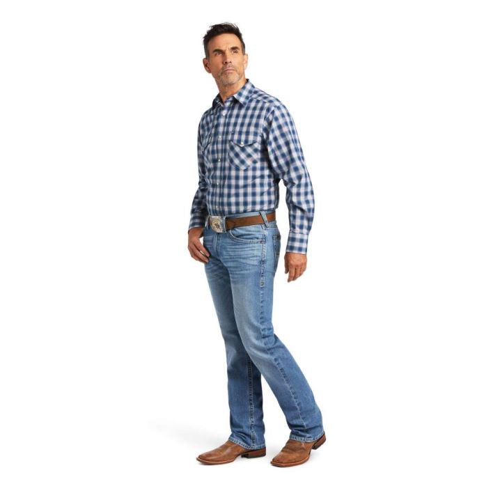 Ariat Pro Series Taj Klassische Fit Shirt Skyfall | 18jLYWGT