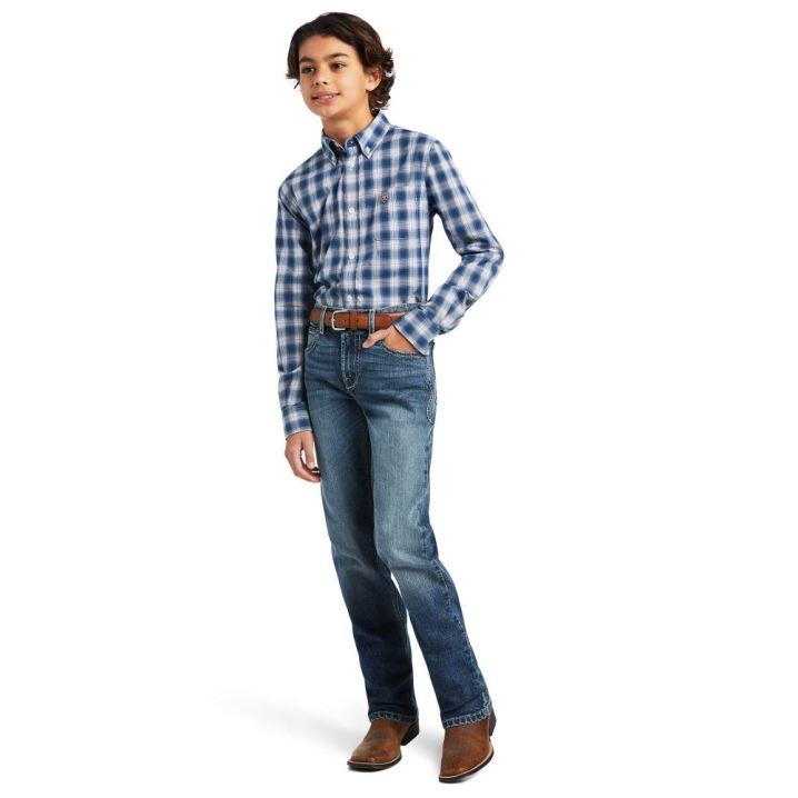 Ariat Pro Series Taj Klassische Fit Shirt Skyfall | AWwJO66j