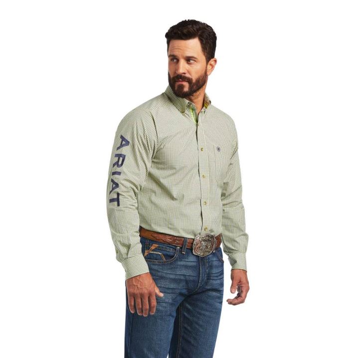 Ariat Pro Series Team Drew Fitted Shirt Weiß | GscLewb6