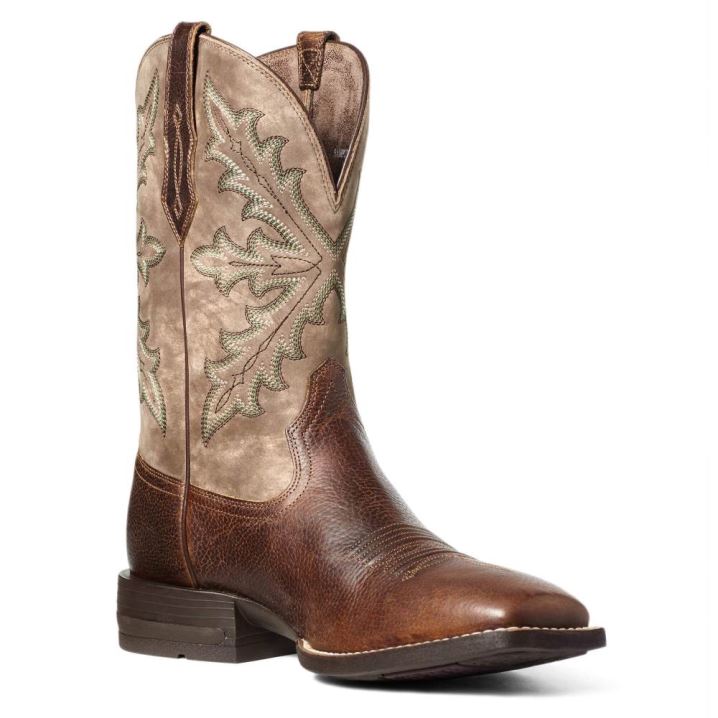 Ariat Qualifier Western Boot Braun | 7CKs5rI5