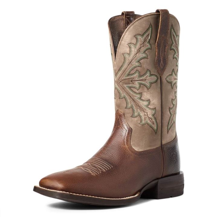 Ariat Qualifier Western Boot Braun | 7CKs5rI5