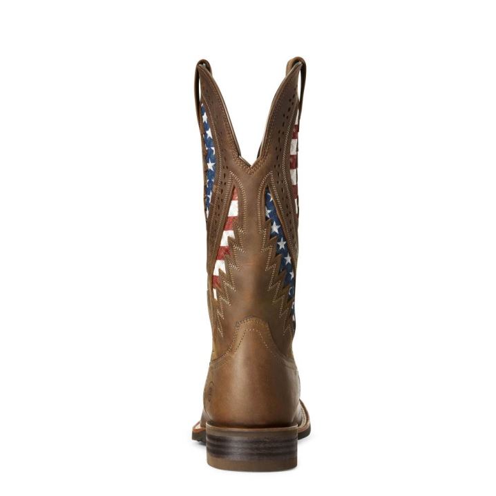 Ariat Quickdraw VentTEK Western Boot Braun | kliR9p0q