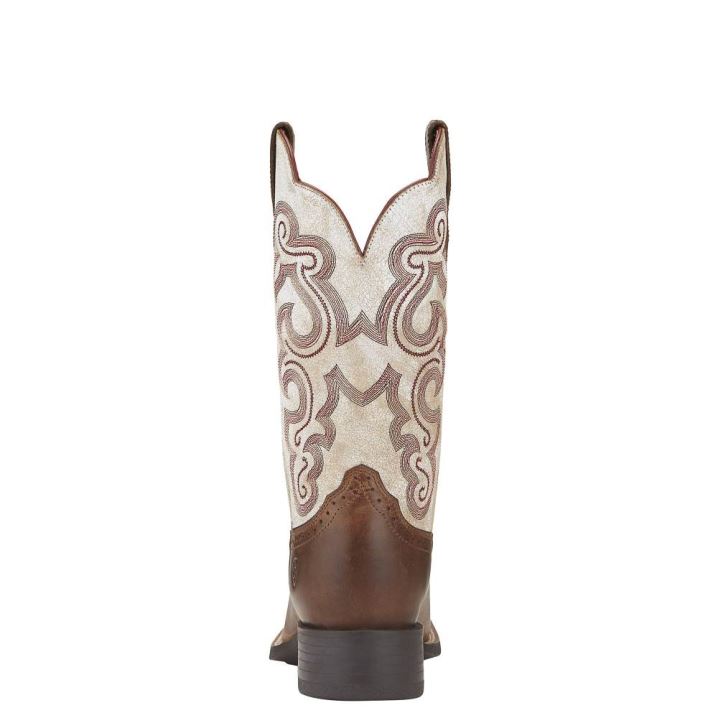 Ariat Quickdraw Western Boot Beige | 69e5W0A4