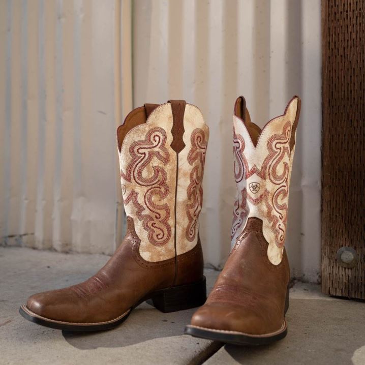 Ariat Quickdraw Western Boot Beige | 69e5W0A4