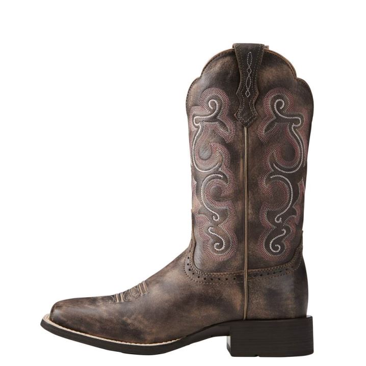 Ariat Quickdraw Western Boot Schokolade | mar54F4l