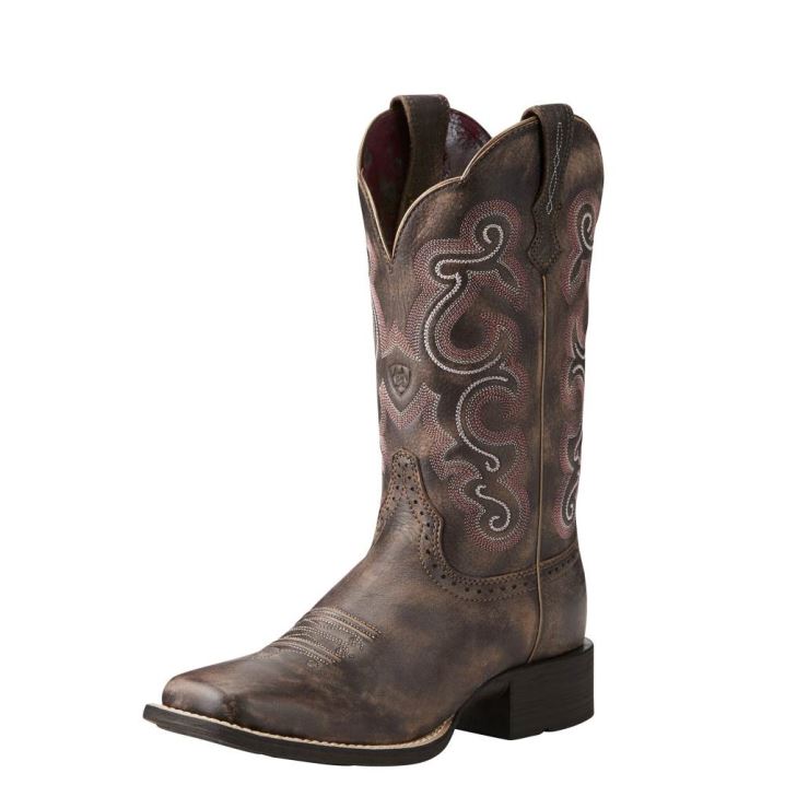 Ariat Quickdraw Western Boot Schokolade | mar54F4l