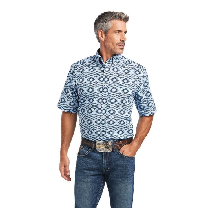 Ariat Quigley Klassische Fit Shirt Weiß | i5PaG0se