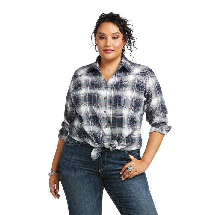 Ariat REAL Billie Jean Shirt Banyan Bark | 7Ekocbfz