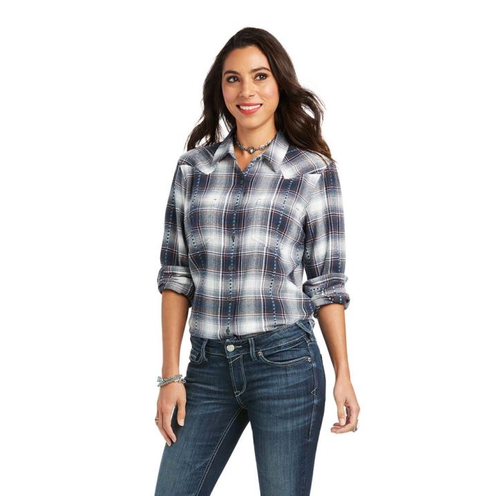 Ariat REAL Billie Jean Shirt Banyan Bark | 7Ekocbfz