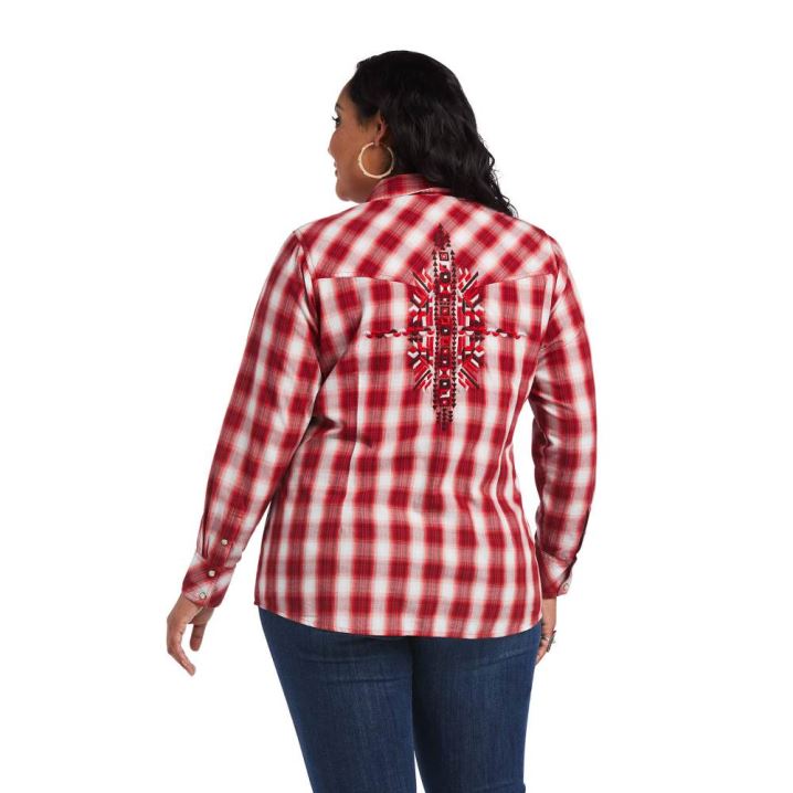 Ariat REAL Ruby Shirt Ruby Plaid | b91gRrHs