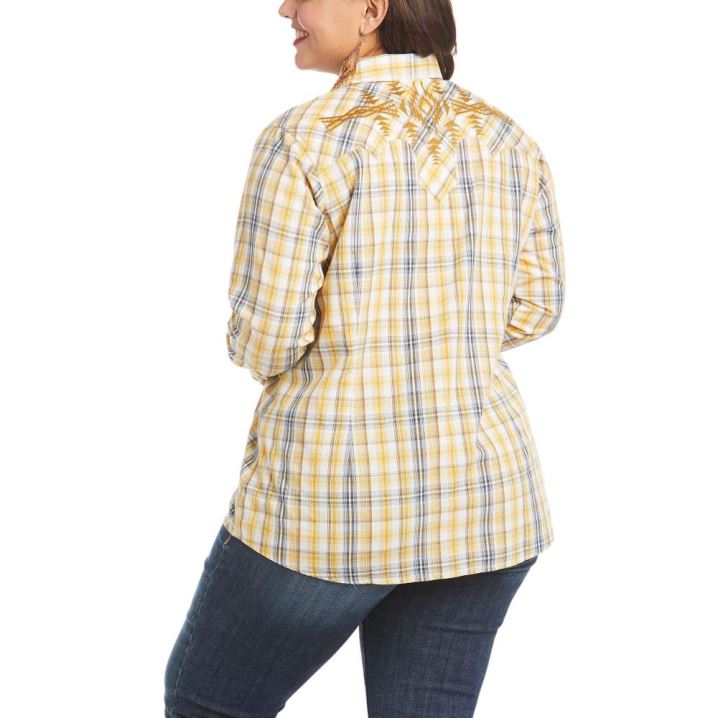 Ariat REAL Summer Days Shirt Gold | D1WGgUUS