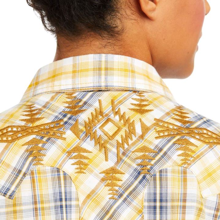 Ariat REAL Summer Days Shirt Gold | D1WGgUUS