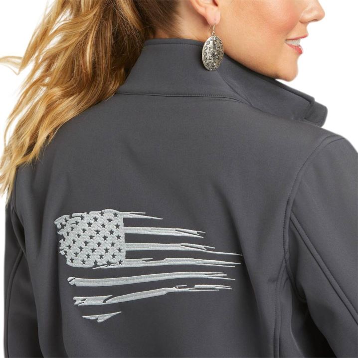 Ariat REAL Team Patriot Softshell Jacket India Ink | noF1nyyp