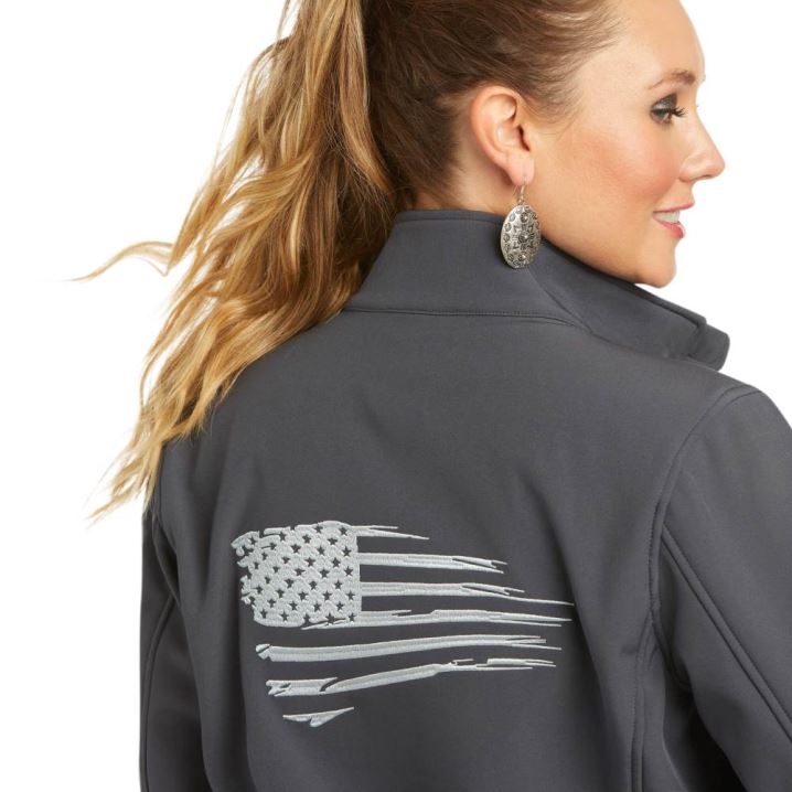 Ariat REAL Team Patriot Softshell Jacket India Ink | noF1nyyp