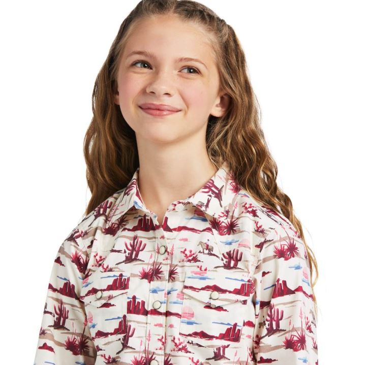 Ariat REAL Yuma Shirt Yuma Landscape Print | N8SKikUZ