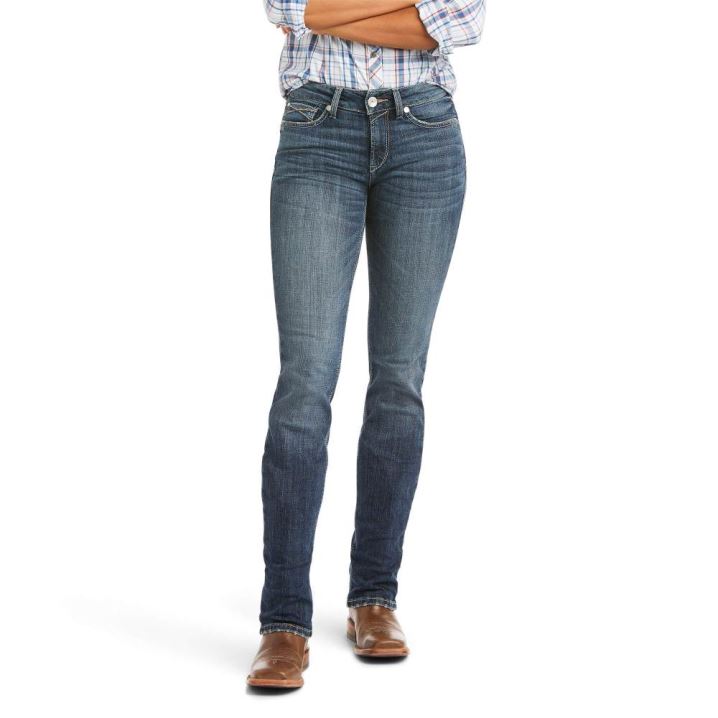 Ariat R.E.A.L. High Rise Destiny Straight Jean Arkansas | 3JtmvaTI