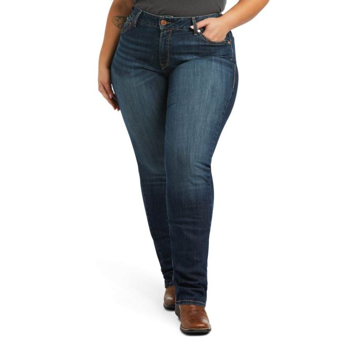 Ariat R.E.A.L. Perfect Rise Analise Stackable Straight Leg Jean Burbank | 2lb6LGH1