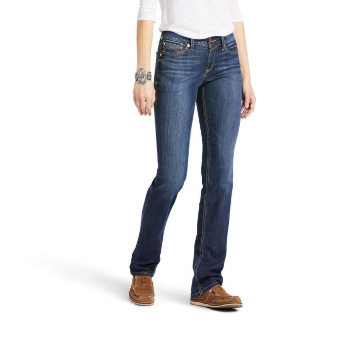 Ariat R.E.A.L. Perfect Rise Analise Stackable Straight Leg Jean Burbank | 2lb6LGH1