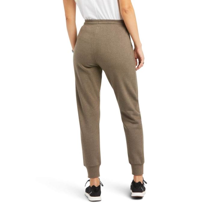 Ariat Real Ariat Jogger Sweatpants Banyan Bark Heather | 3s3EnrzM