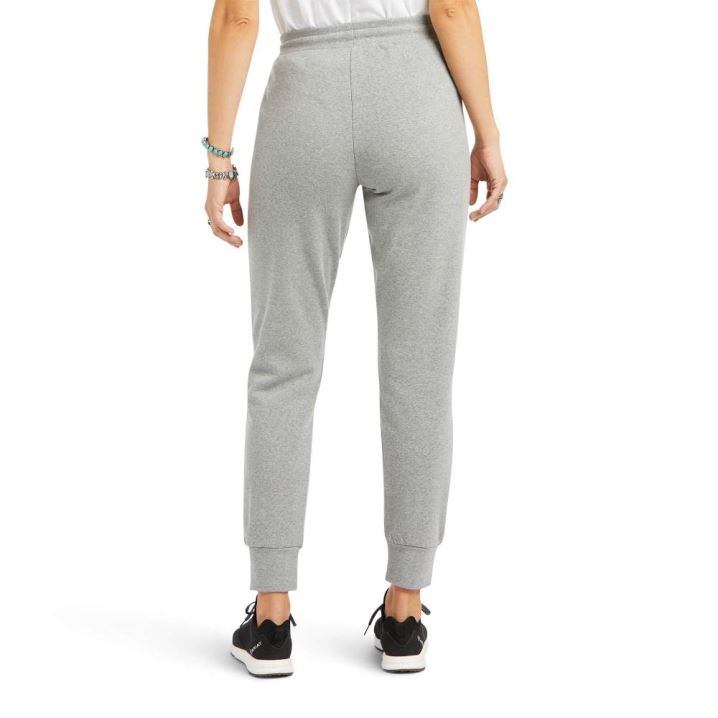 Ariat Real Ariat Jogger Sweatpants Grau | uuiMQIxW