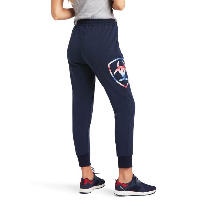 Ariat Real Ariat Jogger Sweatpants Navy | yXeUUUhM