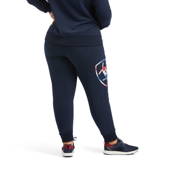 Ariat Real Ariat Jogger Sweatpants Navy | yXeUUUhM