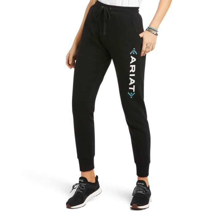 Ariat Real Ariat Jogger Sweatpants Schwarz | pROOEPGp