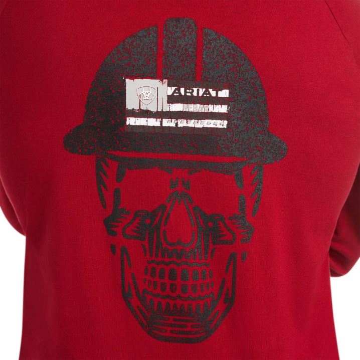 Ariat Rebar Baumwoll Strong Roughneck Graphic T-Shirt Rot | TmR2A5dt