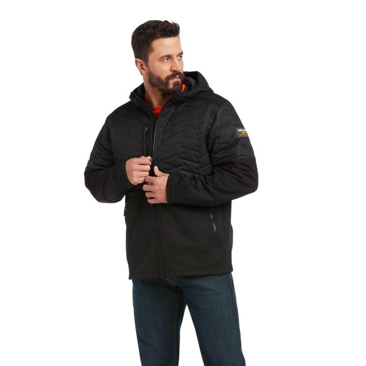 Ariat Rebar Cloud 9 Insulated Jacket Schwarz | Bha3fhvW