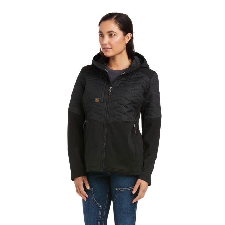 Ariat Rebar Cloud 9 Insulated Jacket Schwarz | cEEfnMp6