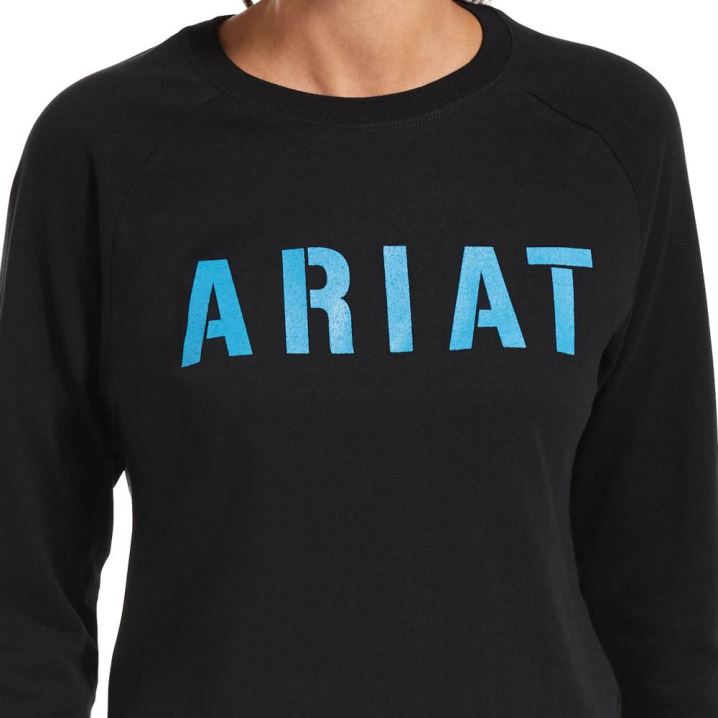 Ariat Rebar CottonStrong Block T-Shirt Schwarz | oUrYnEQE