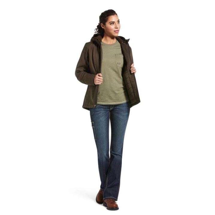 Ariat Rebar DuraCanvas Insulated Jacket Wren | 2KHGs1PM