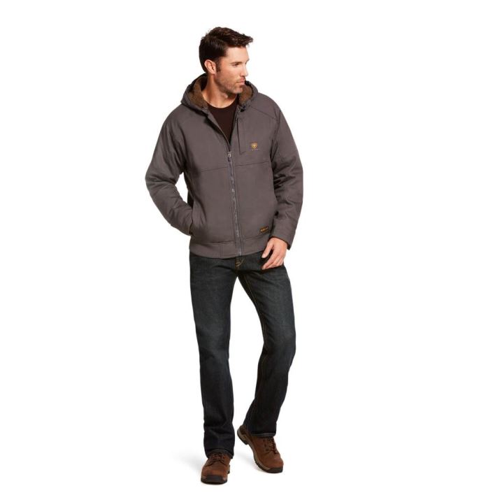 Ariat Rebar DuraCanvas Jacket Grau | 7MSnoPld